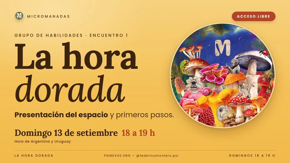 Portada del primer encuentro de La Hora Dorada